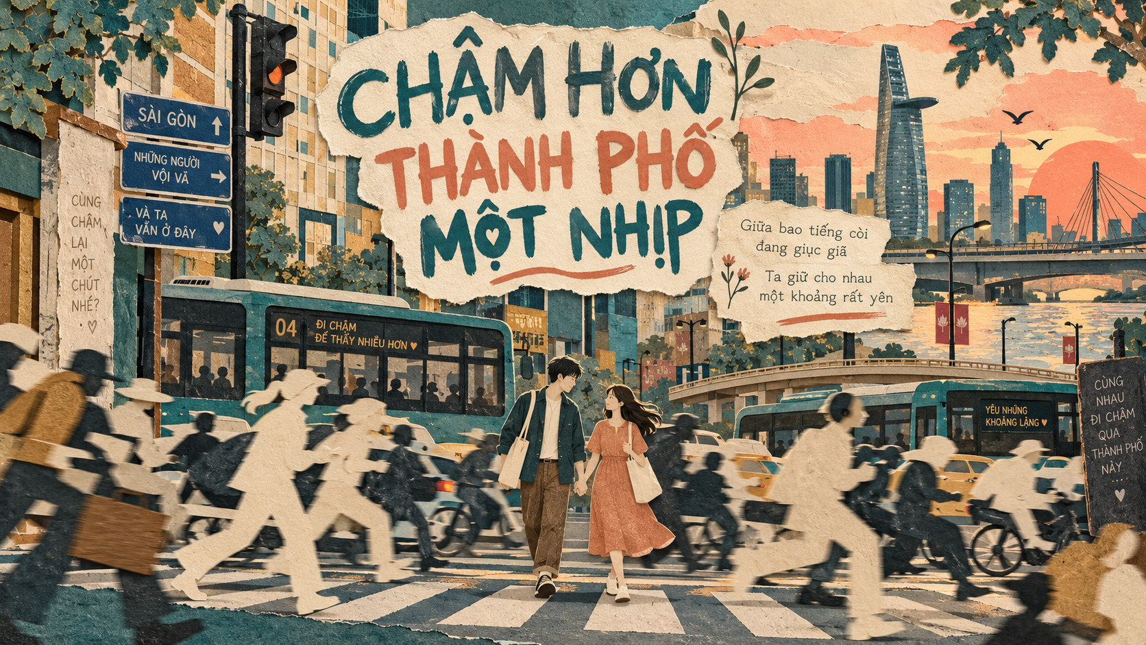 Bìa Chậm hơn thành phố một nhịp